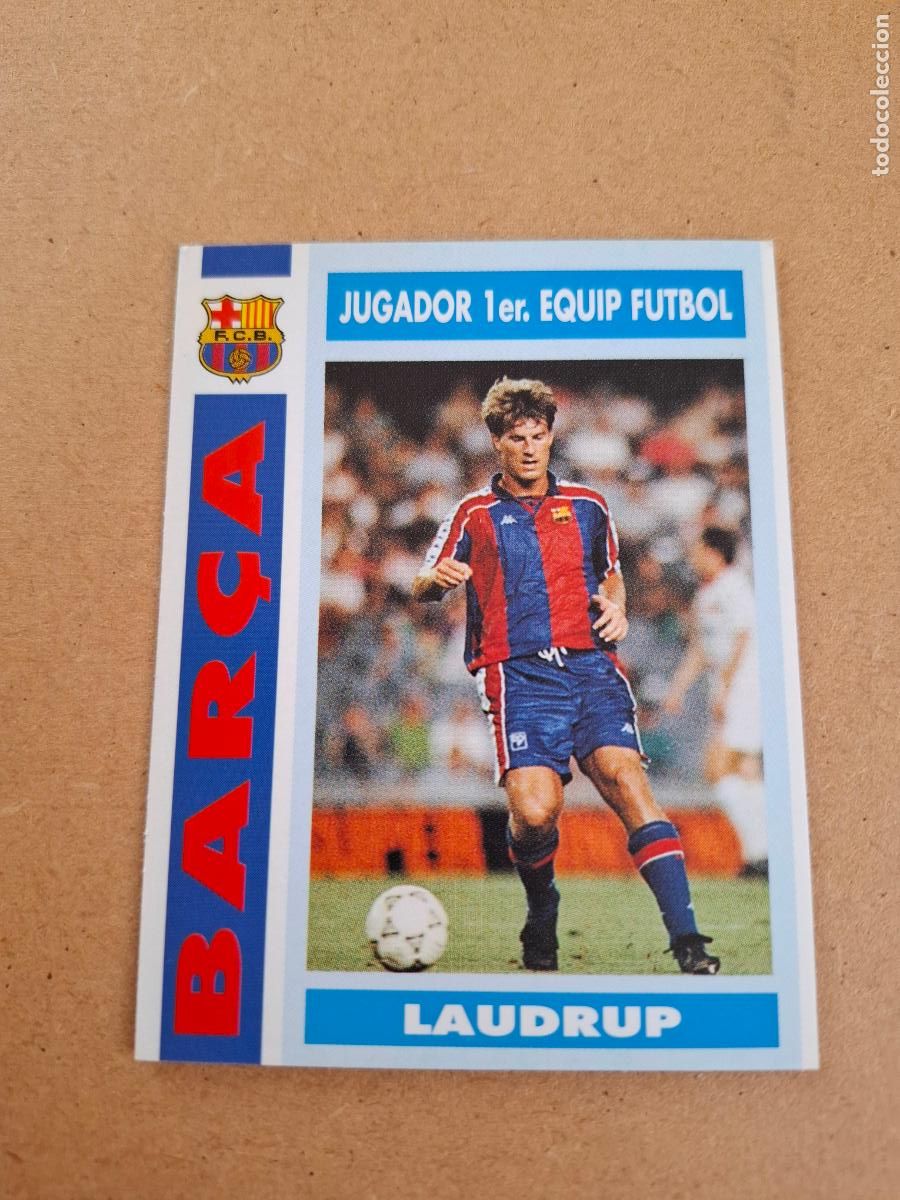 Cromos de F&uacute;tbol: BAR&Ccedil;A TEMPORADA 92 93 - 67 LAUDRUP - JUGADOR 1er. EQUIP F&Uacute;TBOL - CP10