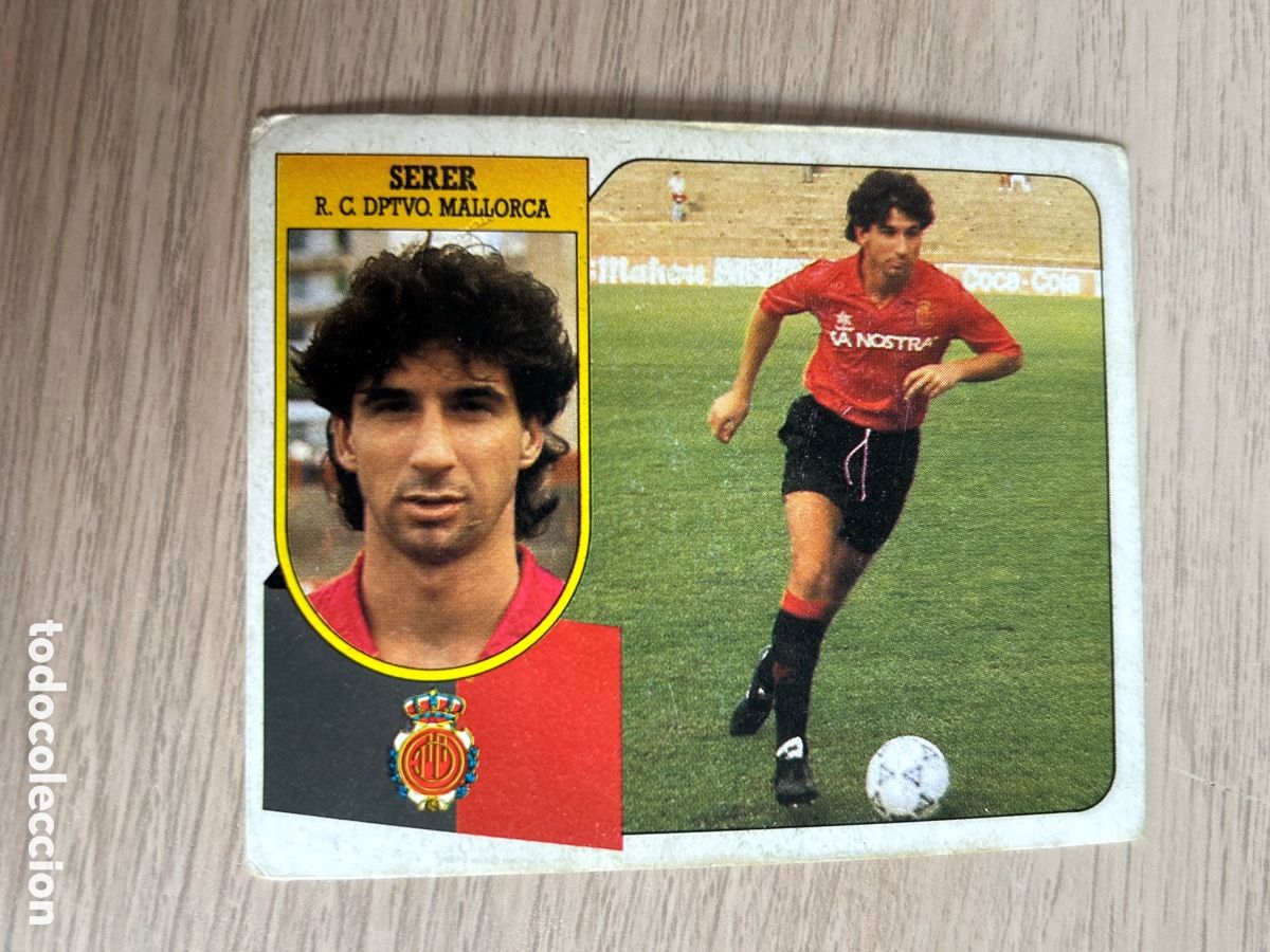 Cromos de F&uacute;tbol: SERER MALLORCA ESTE 1991 1992 91 92 NUNCA PEGADO SIN PEGAR