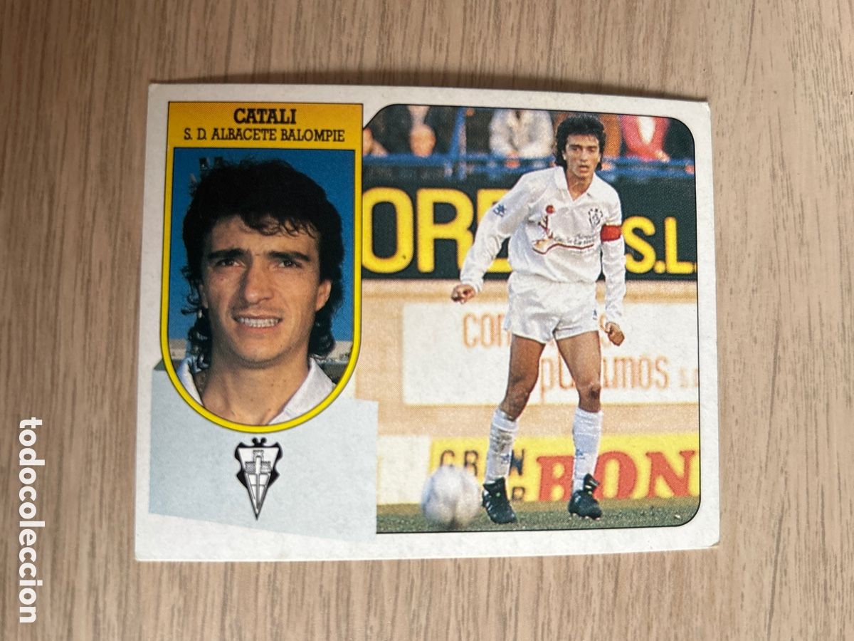 Cromos de F&uacute;tbol: CATALI ALBACETE LIGA ESTE 1991 1992 91 92 NUNCA PEGADO SIN PEGAR