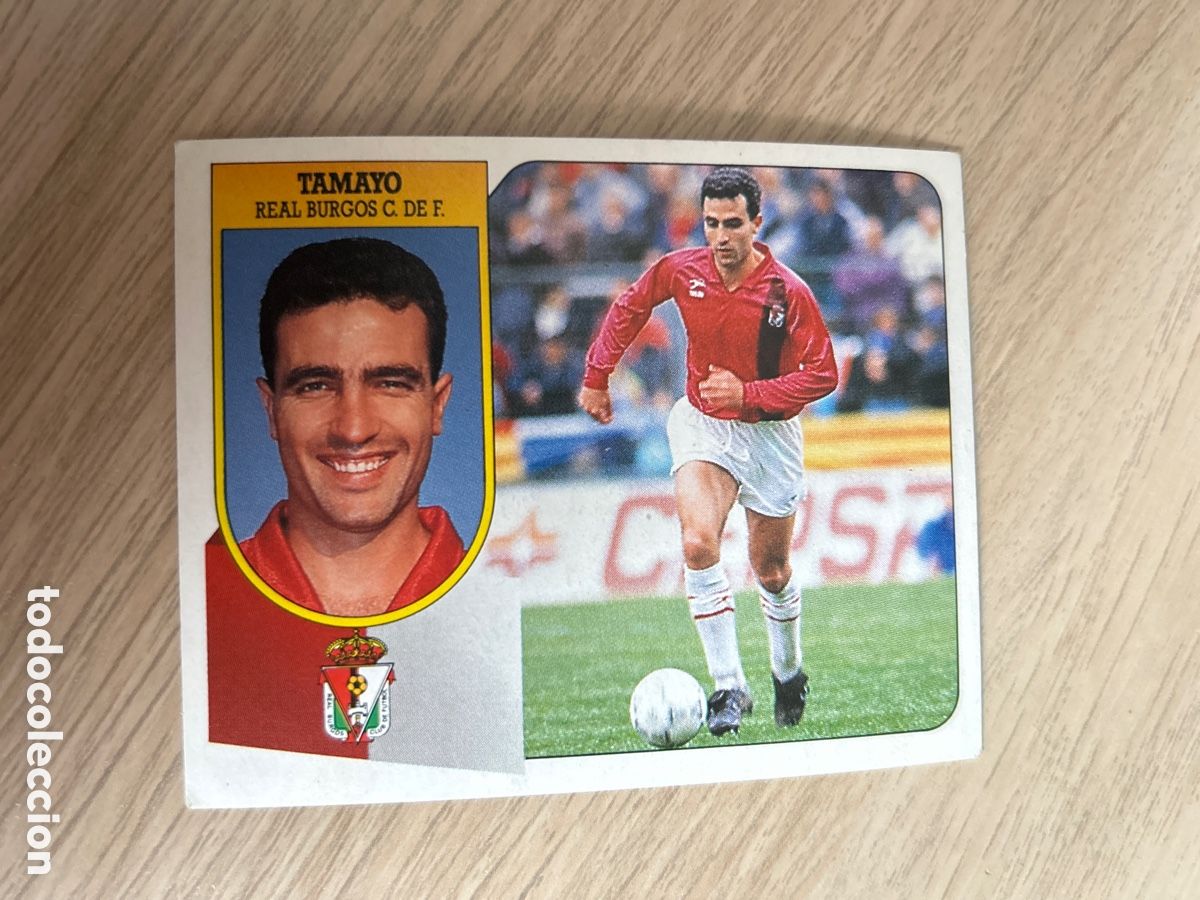 Cromos de F&uacute;tbol: TAMAYO BURGOS LIGA ESTE 1991 1992 91 92 NUNCA PEGADO SIN PEGAR