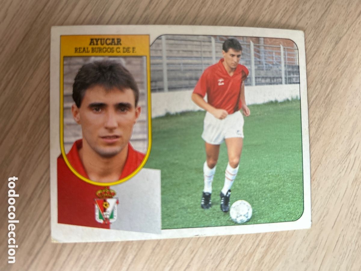Cromos de F&uacute;tbol: AYUCAR BURGOS LIGA ESTE 1991 1992 91 92 NUNCA PEGADO SIN PEGAR