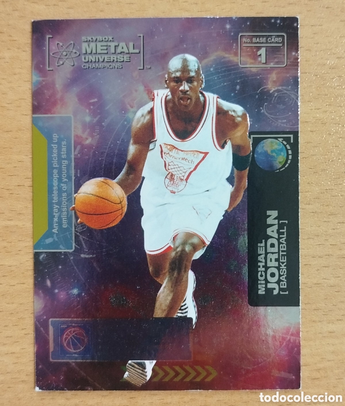 Cromos de F&uacute;tbol: MICHAEL JORDAN # 1 SKYBOX TOPPS 2021 METAL UNIVERSE CHAMPIONS CROMO CARD BASKETBALL BALONCESTO NBA