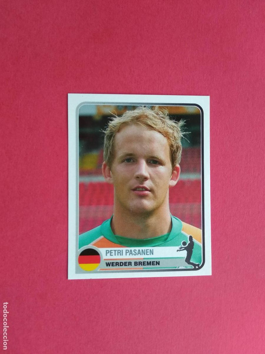 Cromos de F&uacute;tbol: PANINI CHAMPIONS OF EUROPE 1955 04 05 2004 2005 CROMO NUNCA PEGADO WERDER BREMEN N&ordm; 368 PASANEN