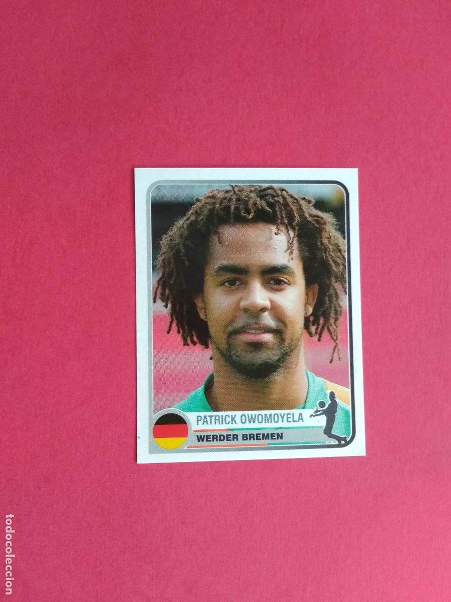 Cromos de F&uacute;tbol: PANINI CHAMPIONS OF EUROPE 1955 04 05 2004 2005 CROMO NUNCA PEGADO WERDER BREMEN N&ordm; 371 OWOMOYELA