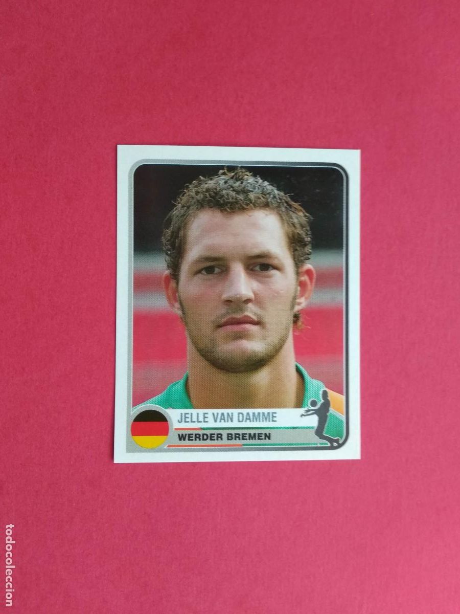 Cromos de F&uacute;tbol: PANINI CHAMPIONS OF EUROPE 1955 04 05 2004 2005 CROMO NUNCA PEGADO WERDER BREMEN N&ordm; 373 VAN DAMME