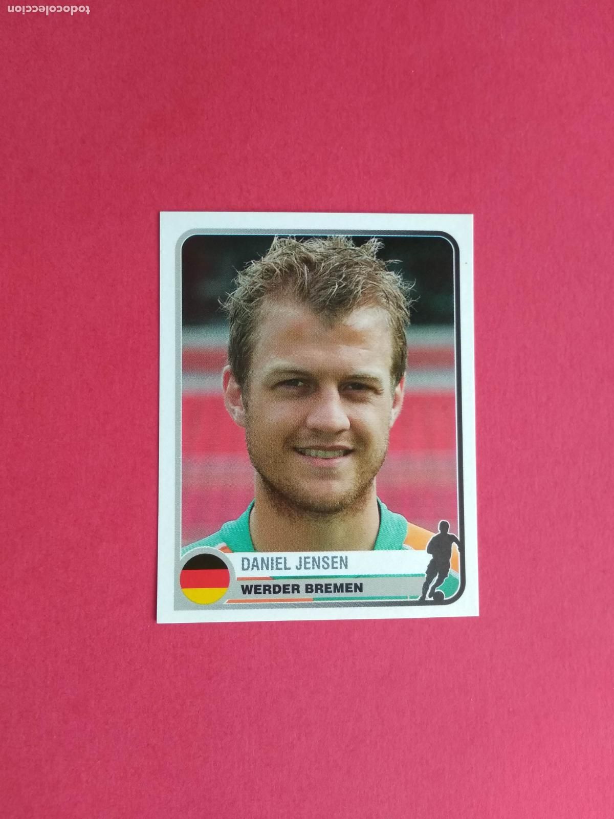 Cromos de F&uacute;tbol: PANINI CHAMPIONS OF EUROPE 1955 04 05 2004 2005 CROMO NUNCA PEGADO WERDER BREMEN N&ordm; 378 JENSEN