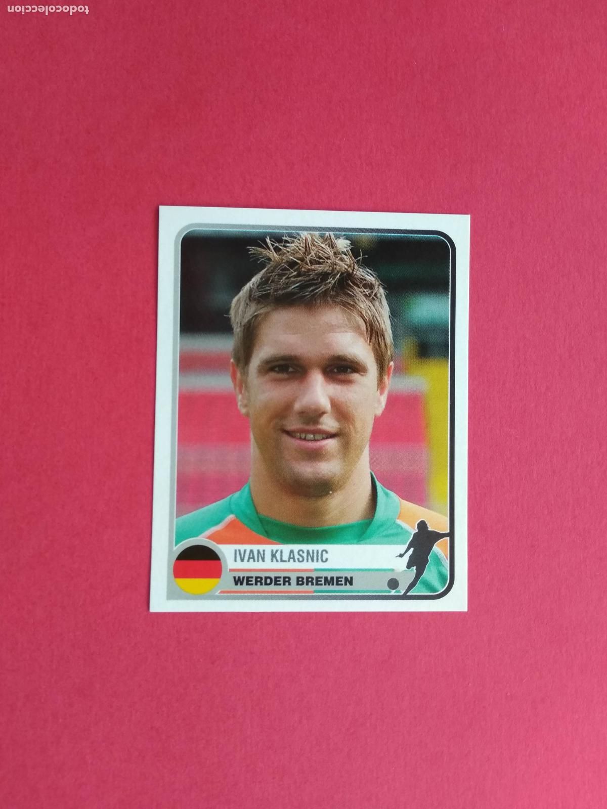 Cromos de F&uacute;tbol: PANINI CHAMPIONS OF EUROPE 1955 04 05 2004 2005 CROMO NUNCA PEGADO WERDER BREMEN N&ordm; 380 KLASNIC