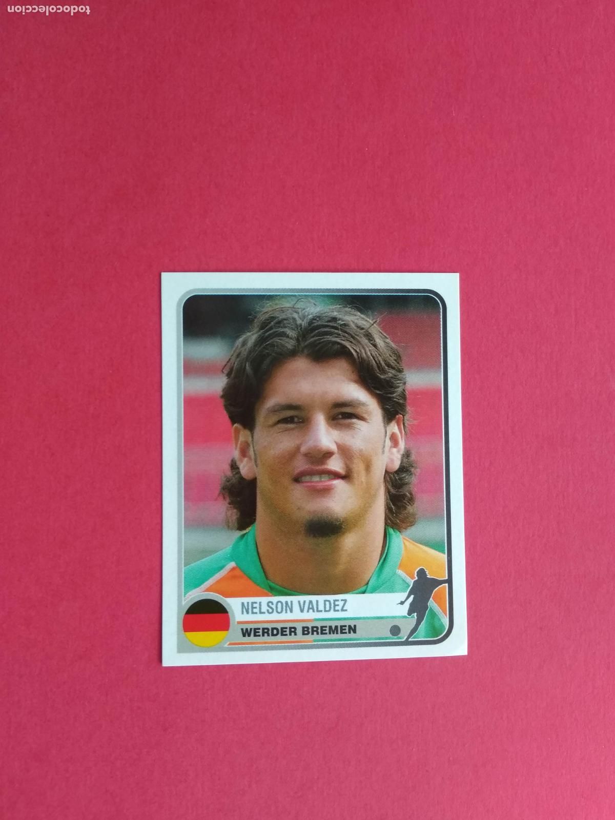 Cromos de F&uacute;tbol: PANINI CHAMPIONS OF EUROPE 1955 04 05 2004 2005 CROMO NUNCA PEGADO WERDER BREMEN N&ordm; 382 VALDEZ