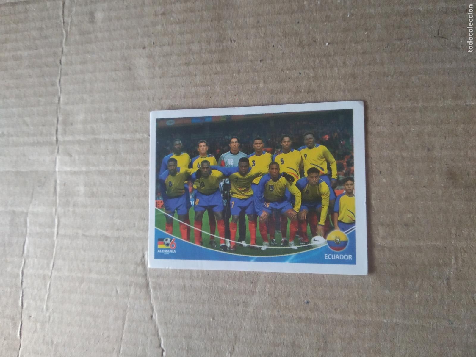 Cromos de F&uacute;tbol: 23 EQUIPO PLANTILLA ECUADOR CROMO FUTBOL MUNDIAL 2006 NAVARRETE JUGADAS