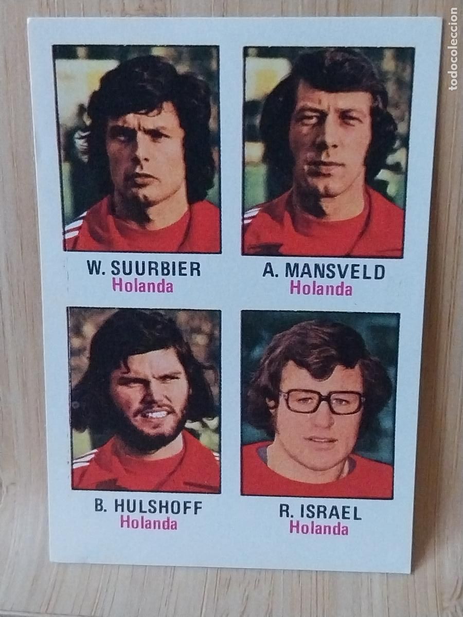 Fu&szlig;ball-Sticker: HOLANDA A&Ntilde;O 1974 MUNICH 74 ED FHER CROMO 36 SIN PEGAR NUNCA ORIGINAL