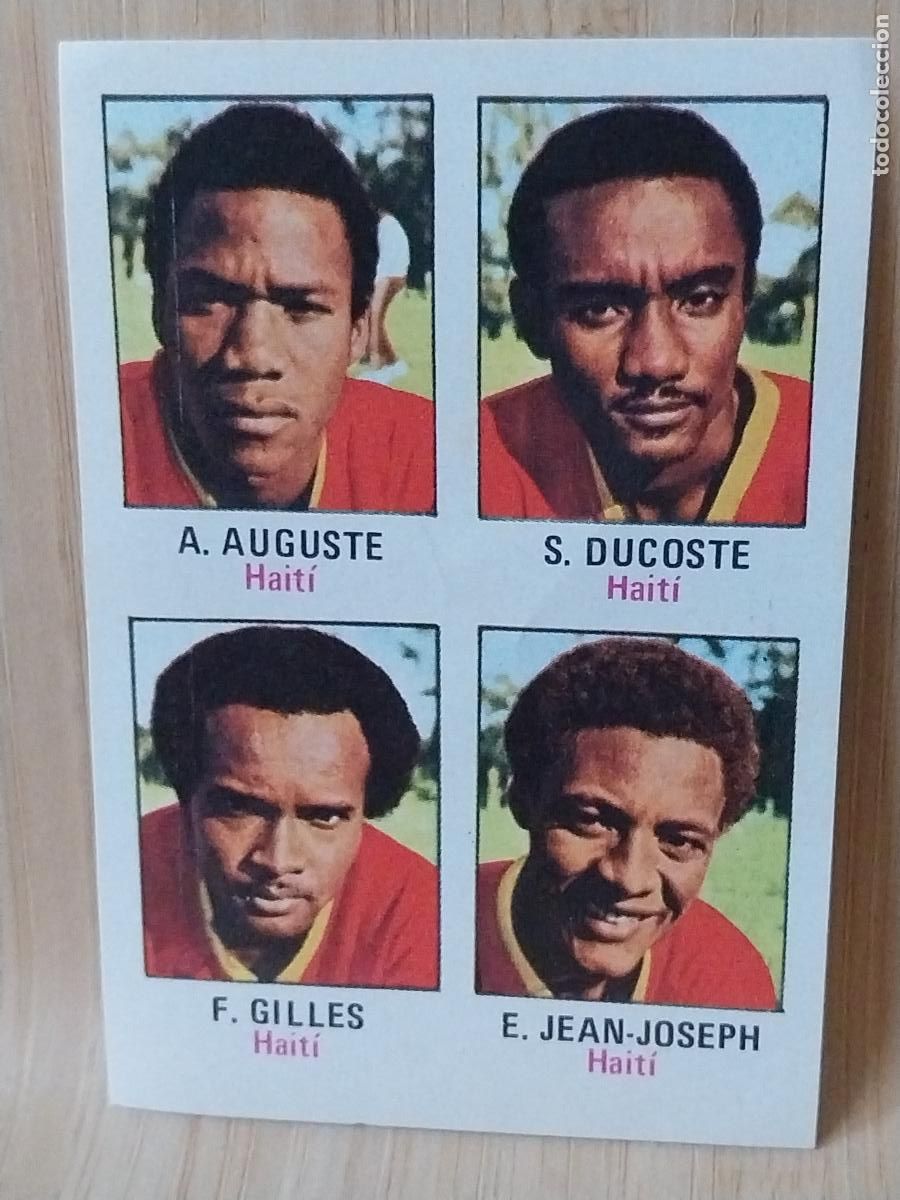Figurine di Calcio: HAITI A&Ntilde;O 1974 MUNICH 74 ED FHER CROMO 80 SIN PEGAR NUNCA ORIGINAL