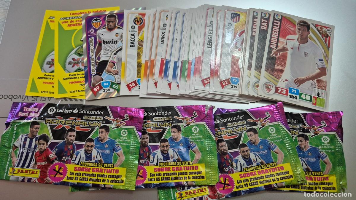 Figurine di Calcio: LOTE ADRENALYN XL 2019 2020 FORMADO POR 20 CARDS SIN REPETIR Y SOBRES VACIOS GRATUITOS