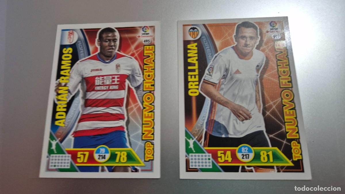 Fu&szlig;ball-Sticker: LOTE ADRENALYN XL 2016 2017 TOP NUEVO FICHAJE N&ordm; 495, 503