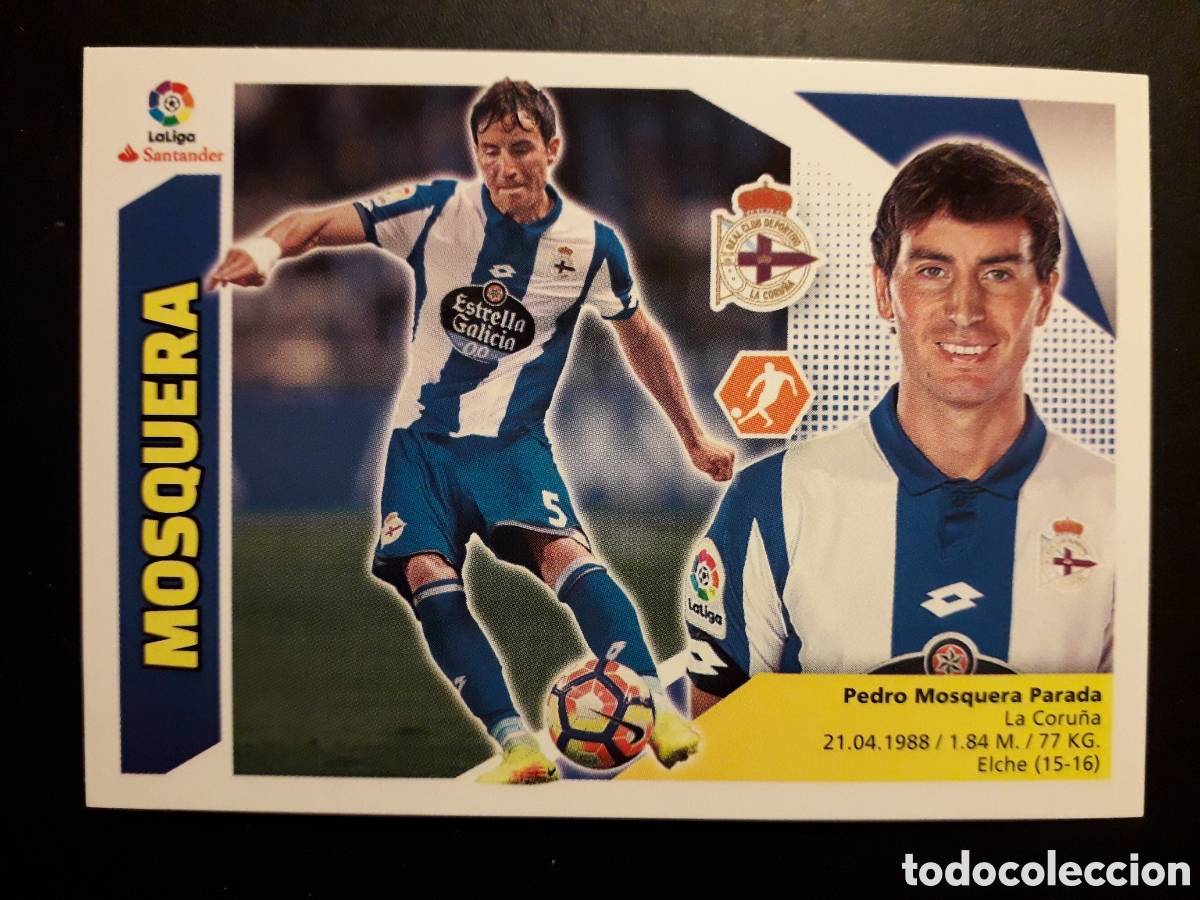 Cromos de F&uacute;tbol: MOSQUERA DEPORTIVO DE LA CORU&Ntilde;A N&deg; 10 ED ESTE 2017 2018 17 18 SIN PEGAR PEDIDO M&Iacute;NIMO 3&euro;