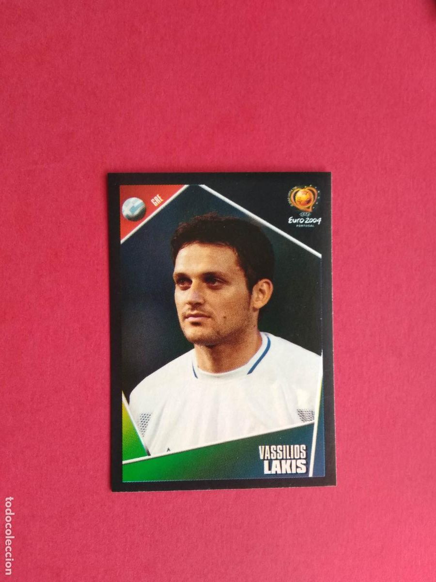 Cromos de F&uacute;tbol: PANINI EURO 2004 PORTUGAL EUROCOPA 04 CROMO NUNCA PEGADO GRECIA N&ordm; 41 LAKIS