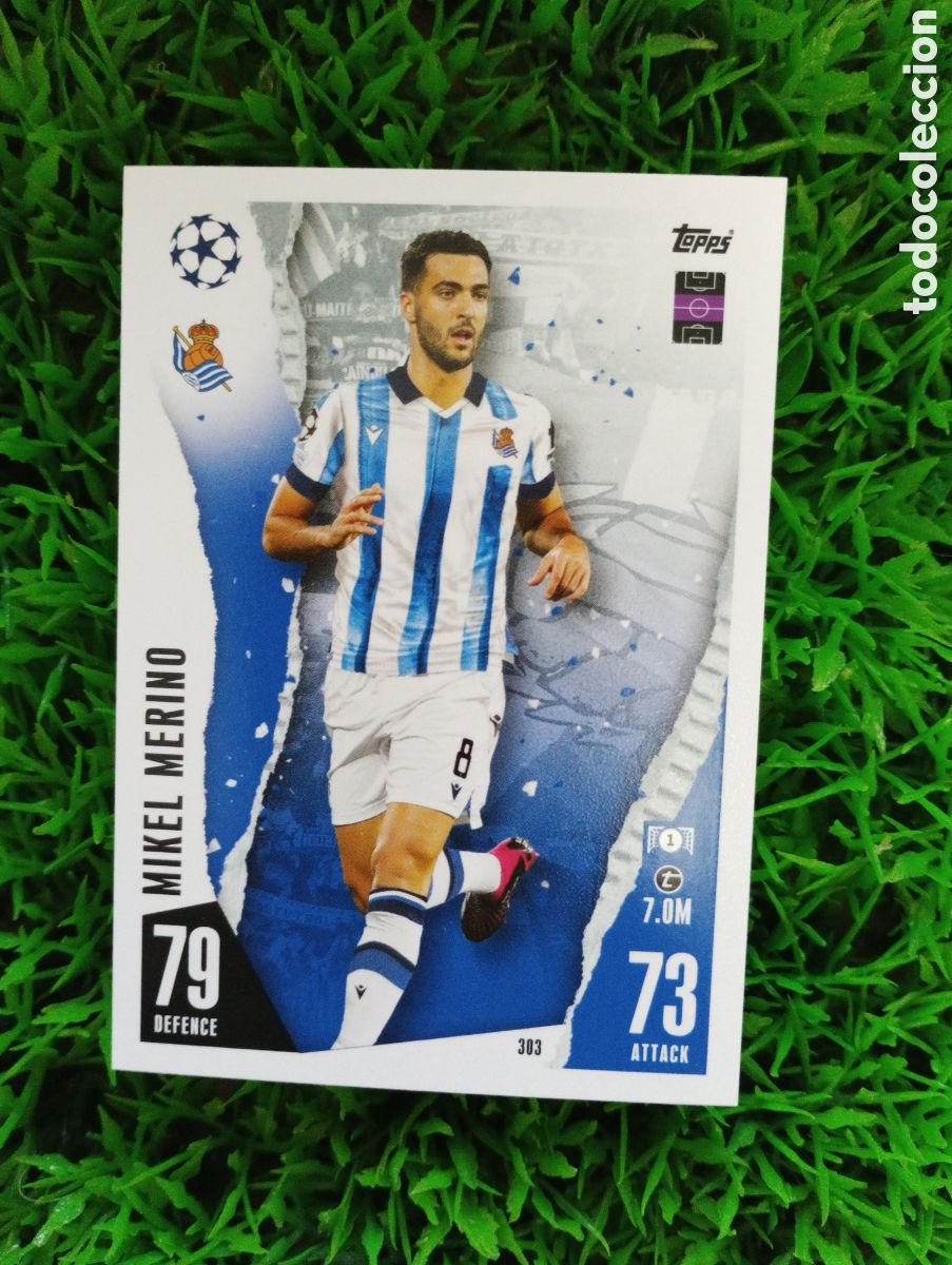 Cromos de F&uacute;tbol: Mikel Merino Real Sociedad Match Attax 23-24 # 303