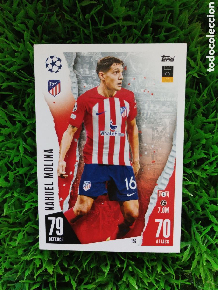 Cromos de F&uacute;tbol: Nahuel Molina Atletico De Madrid Match Attax 23-24 # 156