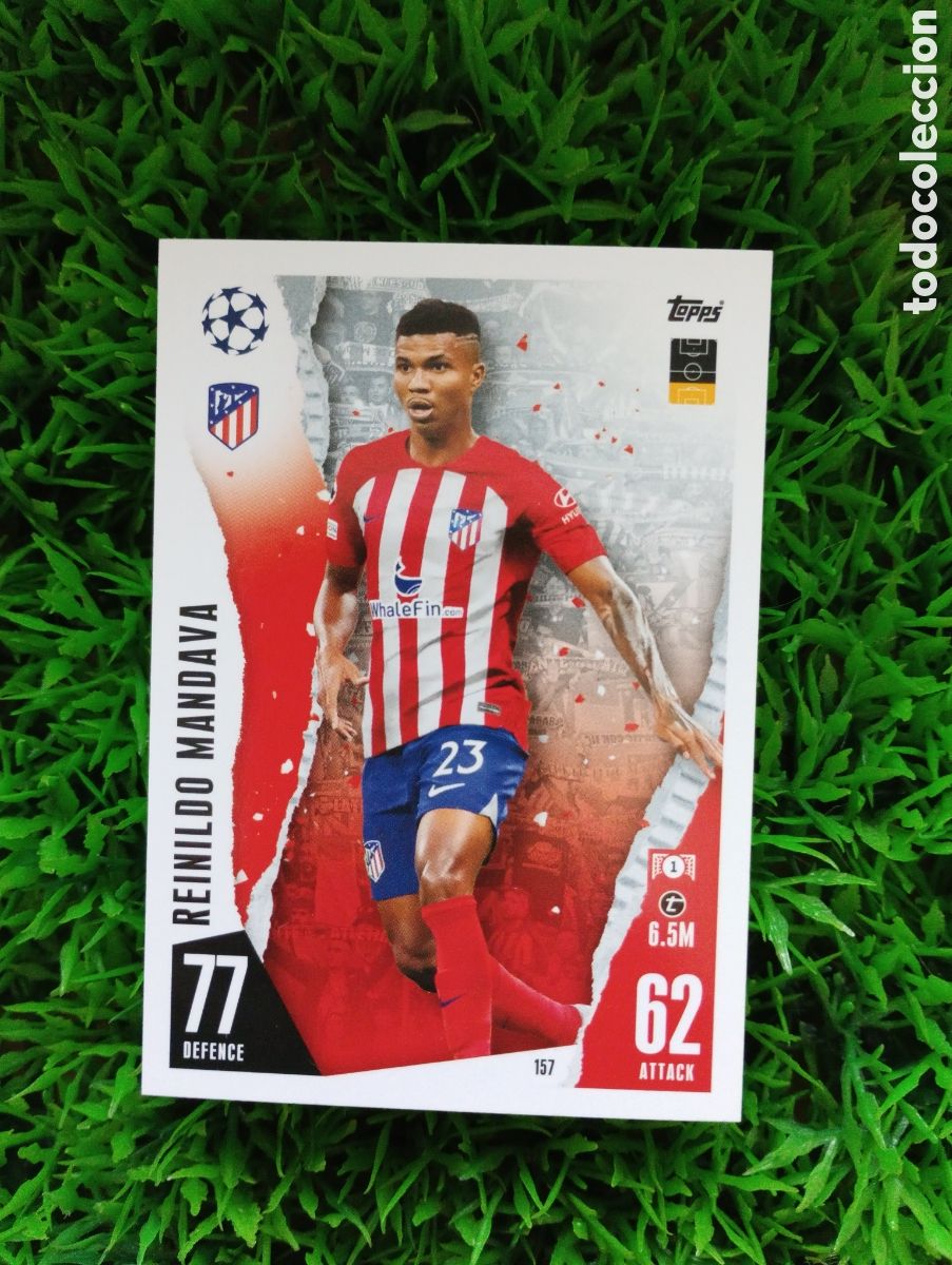Cromos de F&uacute;tbol: Reinildo Mandava Atletico De Madrid Match Attax 23-24 # 157