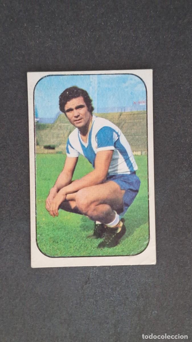 Fu&szlig;ball-Sticker: L2 MANOLIN CUESTA R. C. D. ESPA&Ntilde;OL LIGA ESTE 1976 1977 76 77 DESPEGADO RECUPERADO