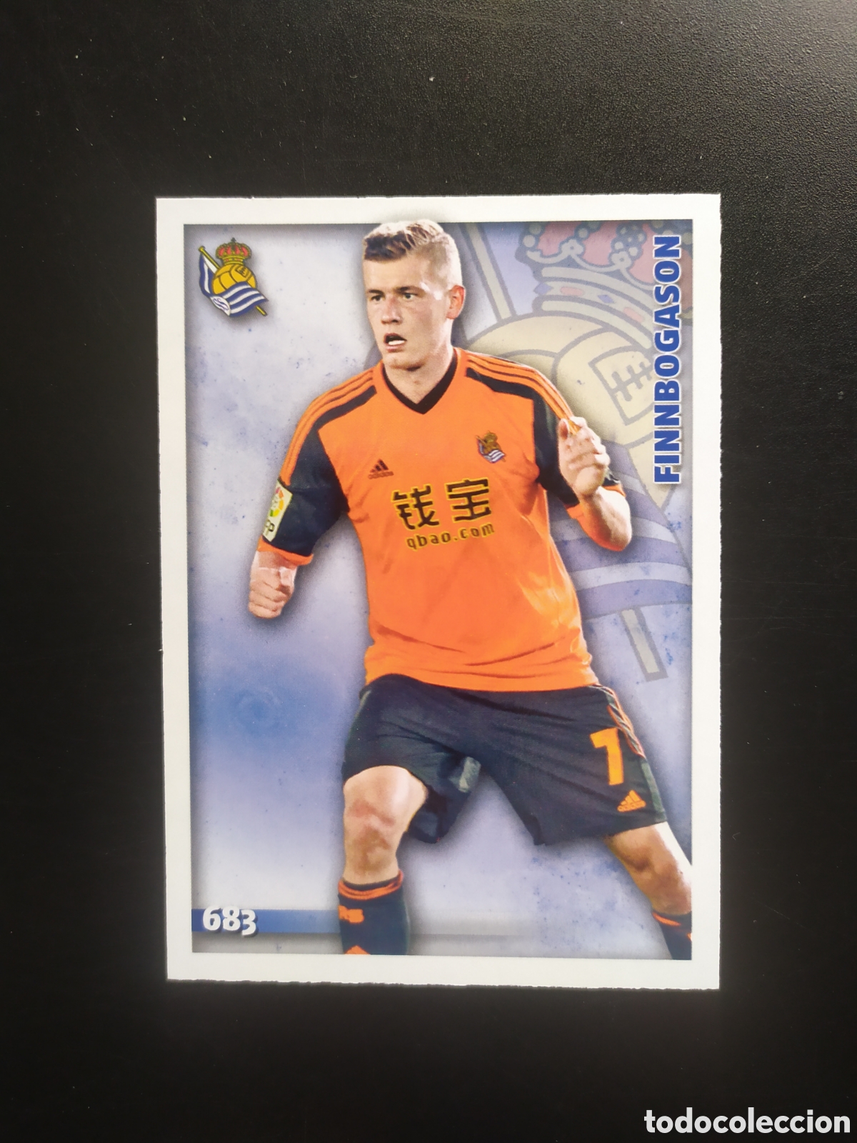 Cromos de f&uacute;tbol: Mundicromo fichas Liga 2014 2015 14 15 Finnbogason n&deg; 683 Real Sociedad