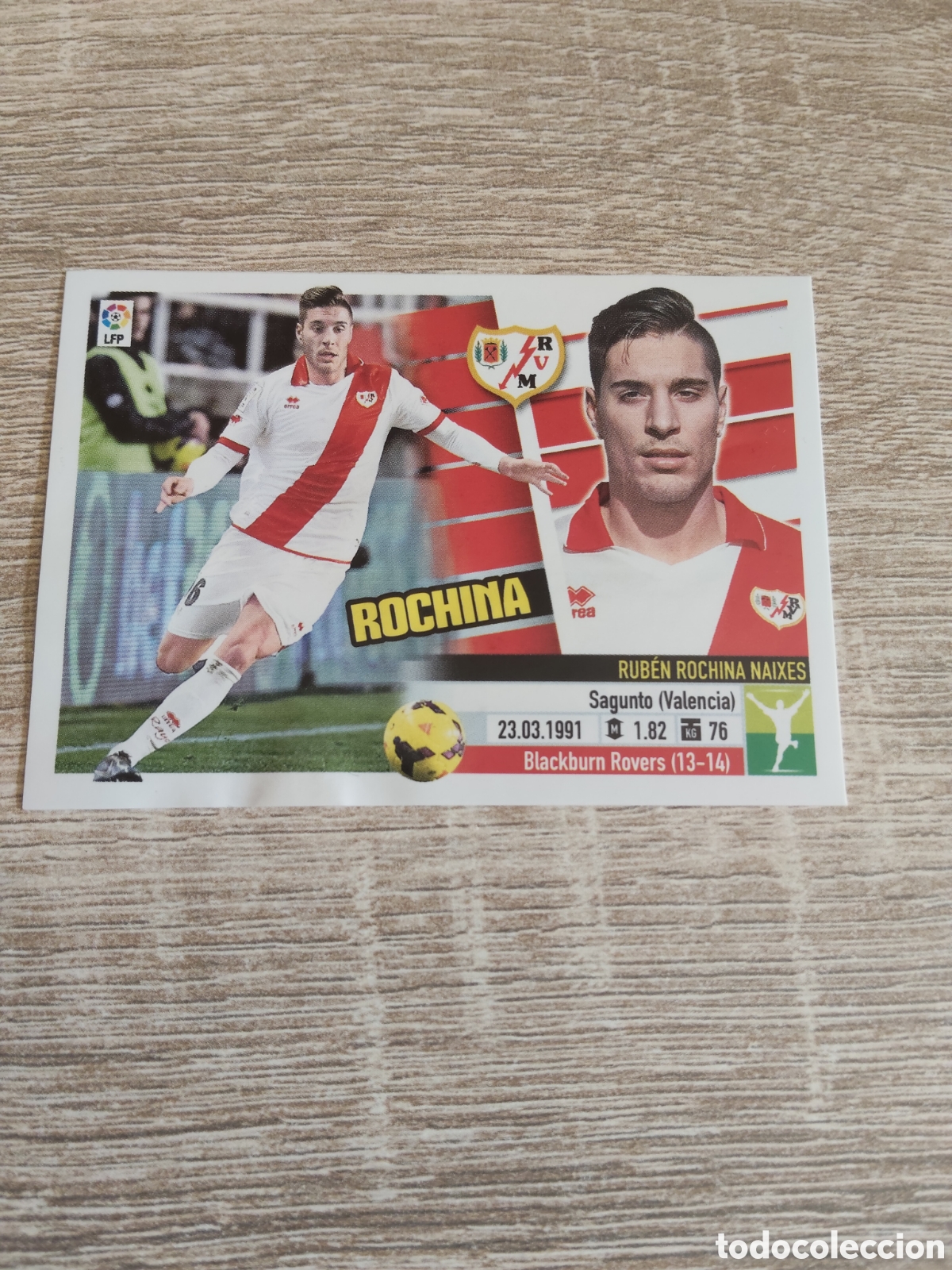Cromos de F&uacute;tbol: Rochina Rayo Vallecano fichaje de invierno liga 2013 2014 13 14 ediciones este