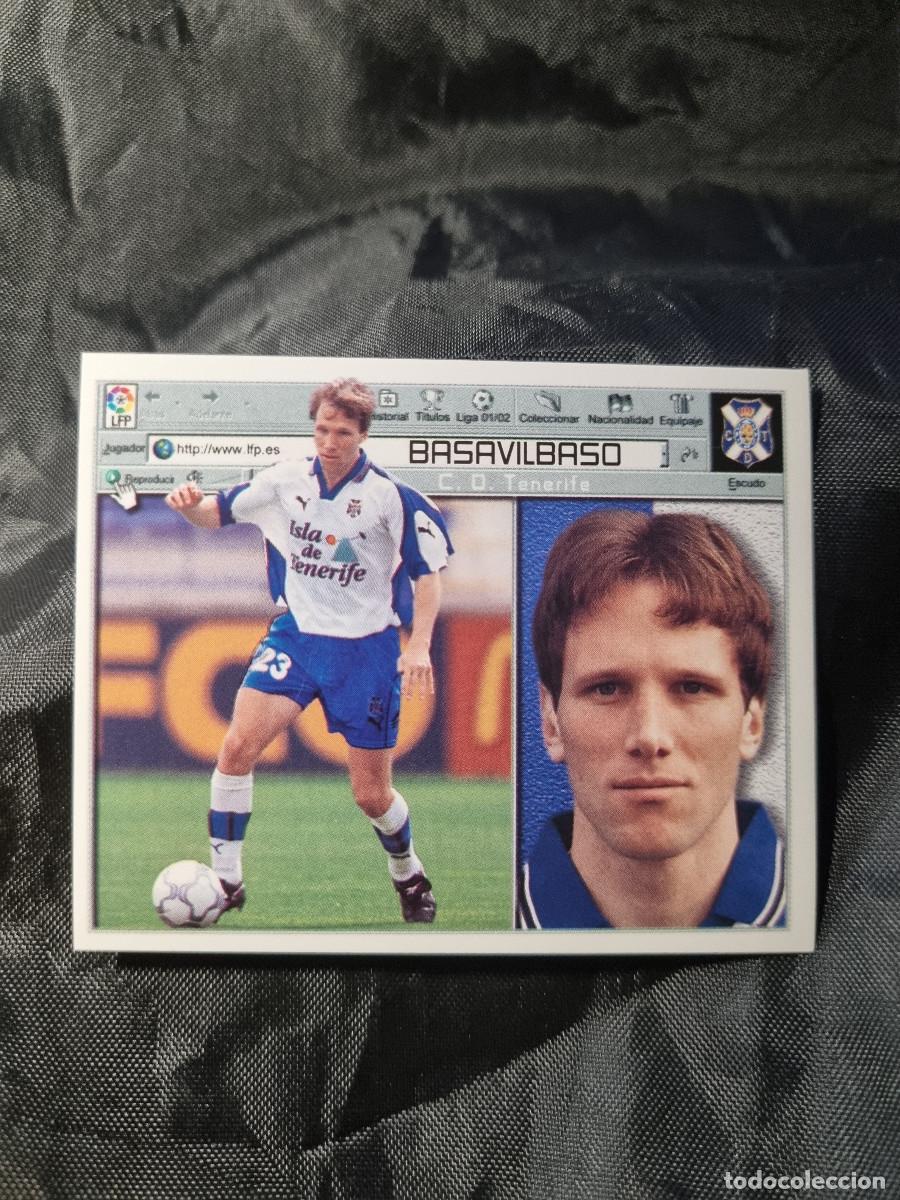 Figurine di Calcio: BASAVILBASO. TENERIFE. SIN PEGAR. EDICIONES ESTE. LIGA 2001/02. 2001/2002. 01/02. PEDIDO MINIMO 3&euro;