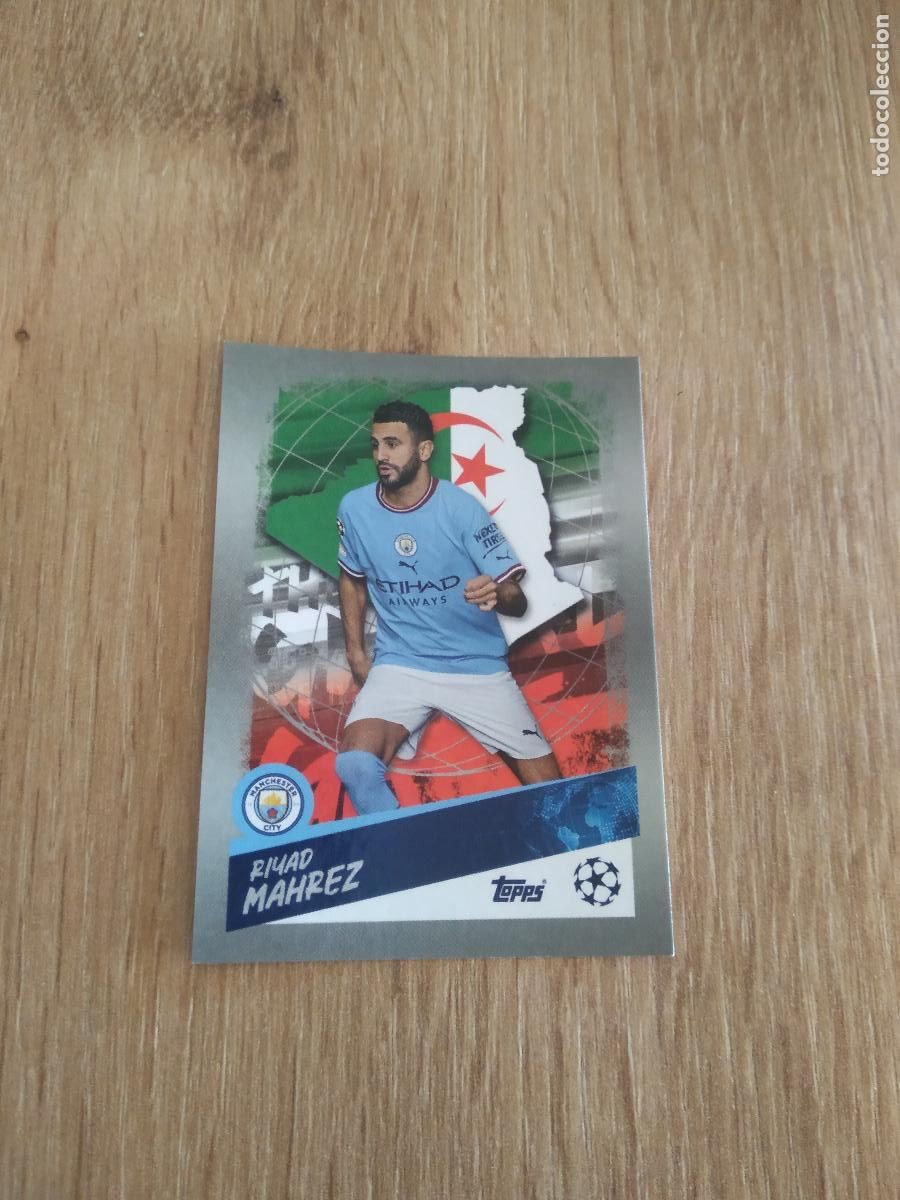Football Stickers: 478 MAHREZ MANCHESTER CITY TOPPS CROMO FUTBOL UEFA CHAMPIONS LEAGUE 2022-2023 22-23