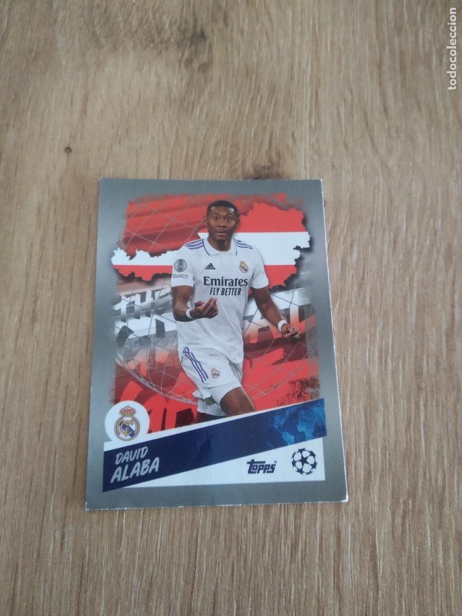 Football Stickers: 479 DAVID ALABA REAL MADRID TOPPS CROMO FUTBOL UEFA CHAMPIONS LEAGUE 2022-2023 22-23