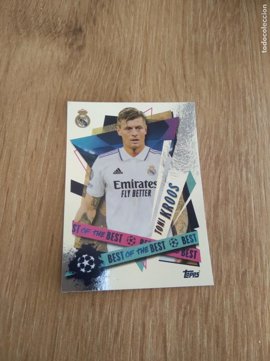 Cromos de F&uacute;tbol: 499 KROOS REAL MADRID TOPPS CROMO FUTBOL UEFA CHAMPIONS LEAGUE 2022-2023 22-23