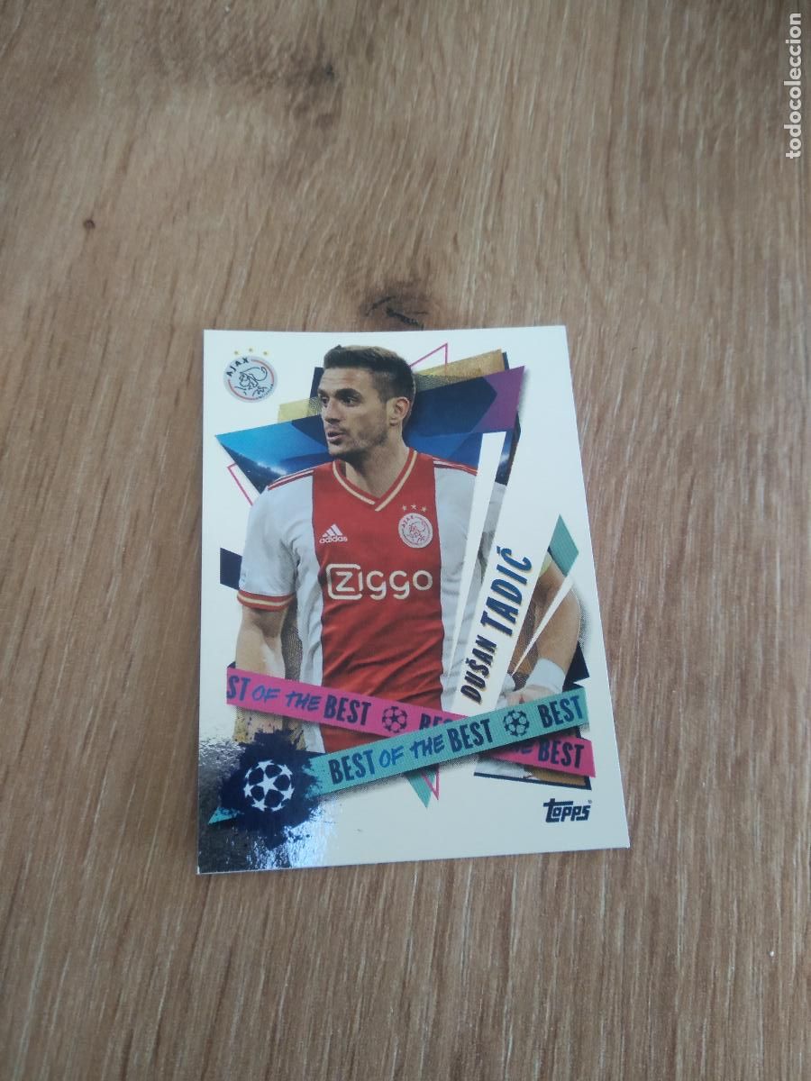 Cromos de F&uacute;tbol: 504 DUSAN TADIC AJAX TOPPS CROMO FUTBOL UEFA CHAMPIONS LEAGUE 2022-2023 22-23