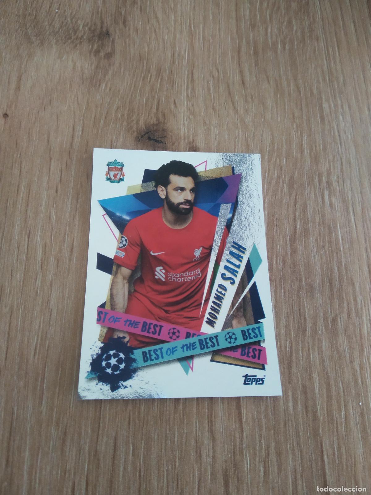Cromos de F&uacute;tbol: 509 SALAH LIVERPOOL TOPPS CROMO FUTBOL UEFA CHAMPIONS LEAGUE 2022-2023 22-23