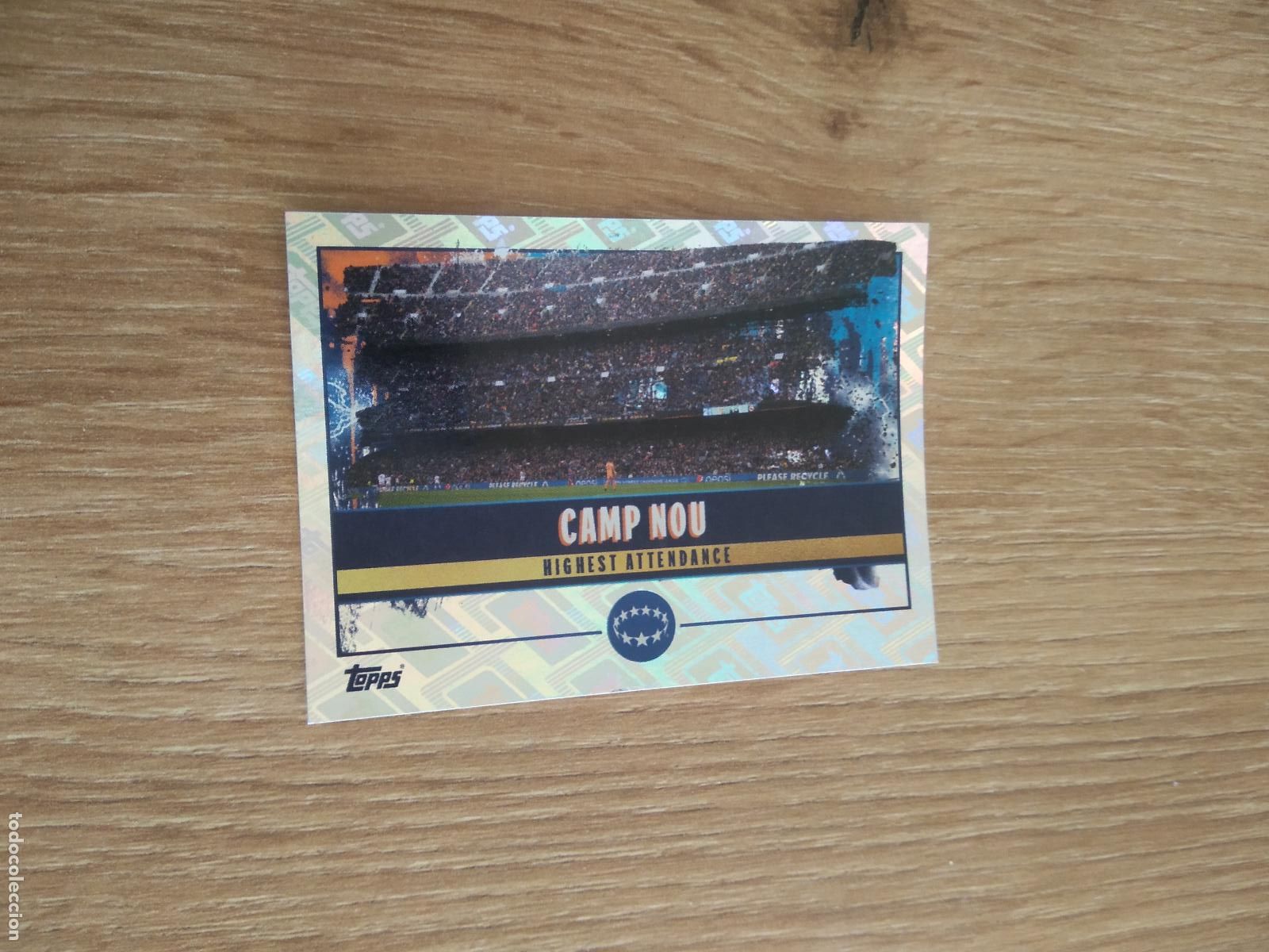 Figurine di Calcio: 520 ESTADIO CAMP NOU TOPPS CROMO FUTBOL UEFA CHAMPIONS LEAGUE 2022-2023 22-23