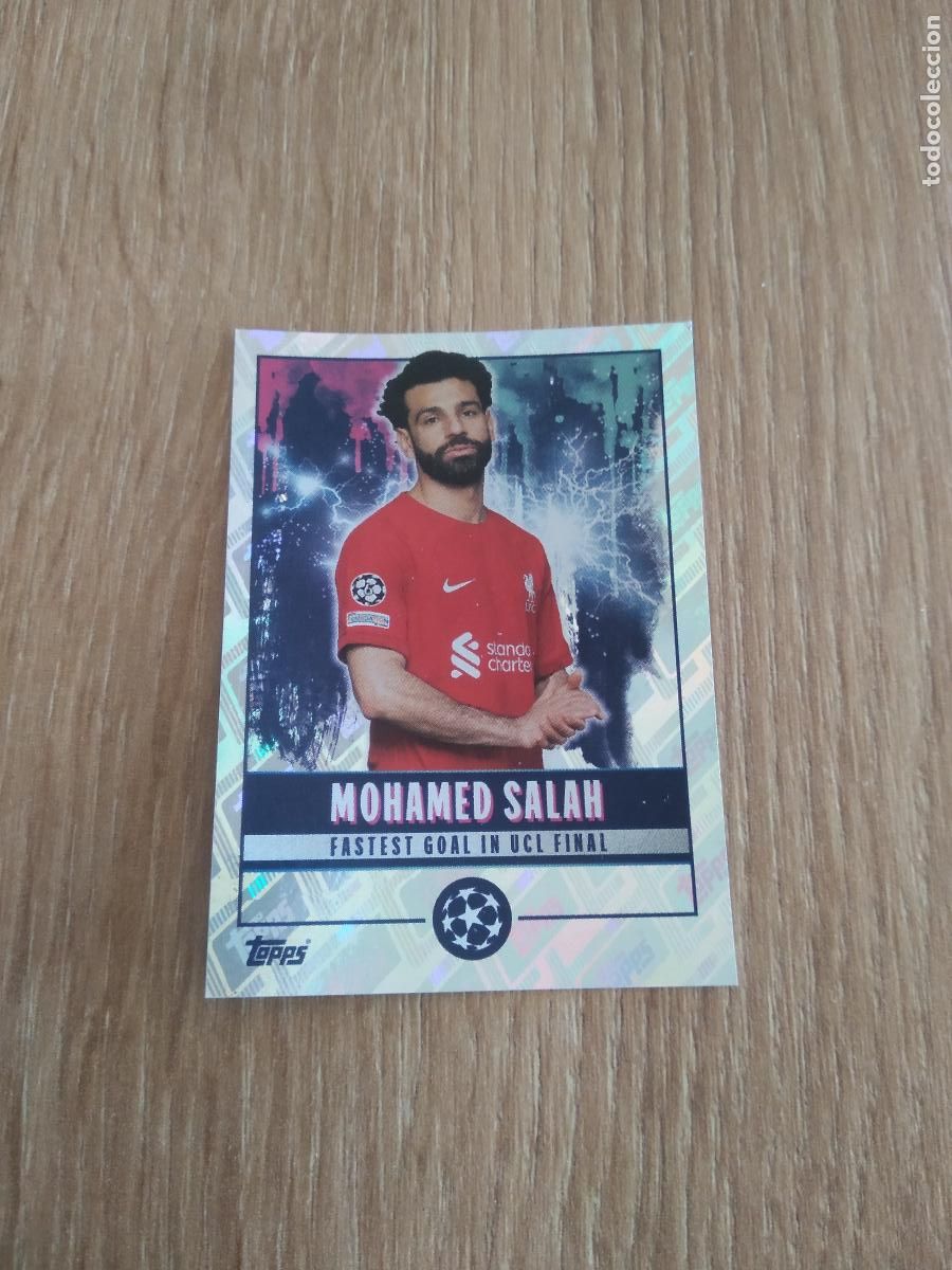 Cromos de Futebol: 525 SALAH LIVERPOOL TOPPS CROMO FUTBOL UEFA CHAMPIONS LEAGUE 2022-2023 22-23