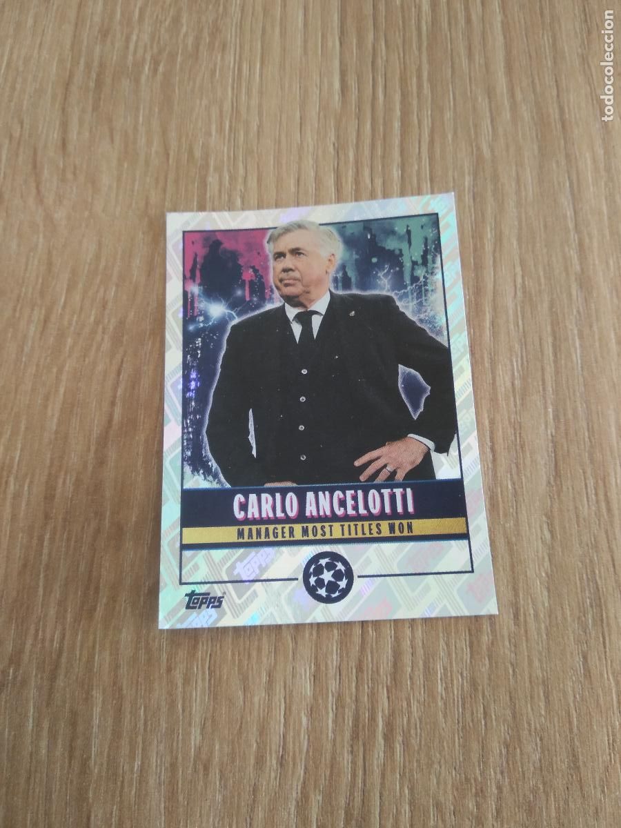 Cromos de Futebol: 526 ANCELOTTI REAL MADRID TOPPS CROMO FUTBOL UEFA CHAMPIONS LEAGUE 2022-2023 22-23