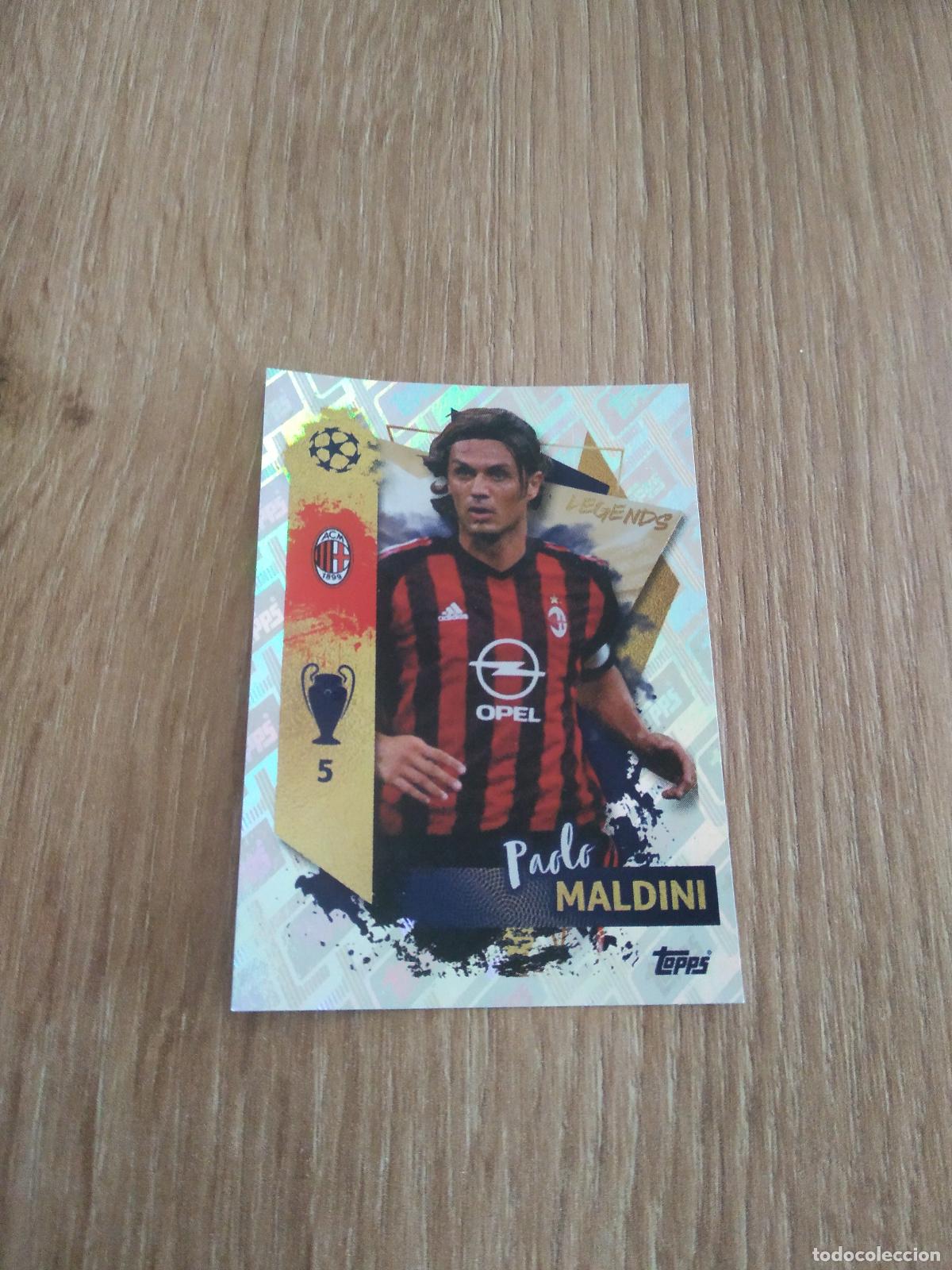 Cromos de Futebol: 530 PAOLO MALDINI AC MILAN TOPPS CROMO FUTBOL UEFA CHAMPIONS LEAGUE 2022-2023 22-23