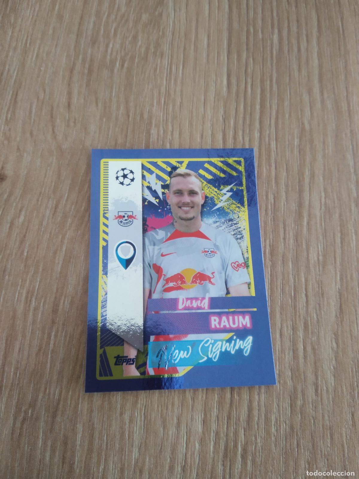 Cromos de F&uacute;tbol: 555 DAVID RAUM LEIPZIG TOPPS CROMO FUTBOL UEFA CHAMPIONS LEAGUE 2022-2023 22-23