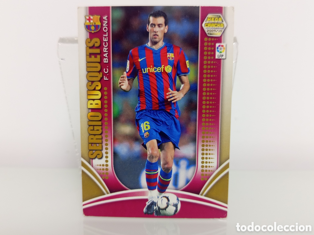 Fu&szlig;ball-Sticker: ❇️ CROMO ⚽ SERGIO BUSQUETS BARCELONA 65 2009 2010 09 10 MEGACRACKS MGKS ❇️