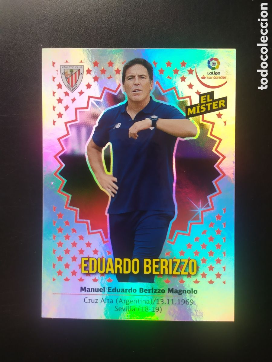Fu&szlig;ball-Sticker: Liga este 2018 2019 18 19 panini Eduardo Berizzo n&deg; 4 Athletic Bilbao