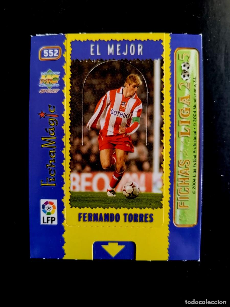 Fu&szlig;ball-Sticker: 552 FERNANDO TORRES (MAGIC CARD) - ATL&Eacute;TICO DE MADRID - MUNDICROMO 2005