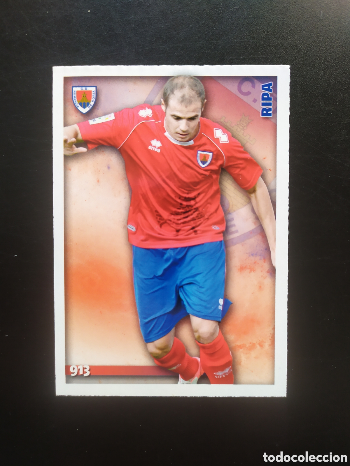 Figurine di Calcio: Mundicromo fichas Liga 2014 2015 14 15 Ripa n&deg; 913 Numancia