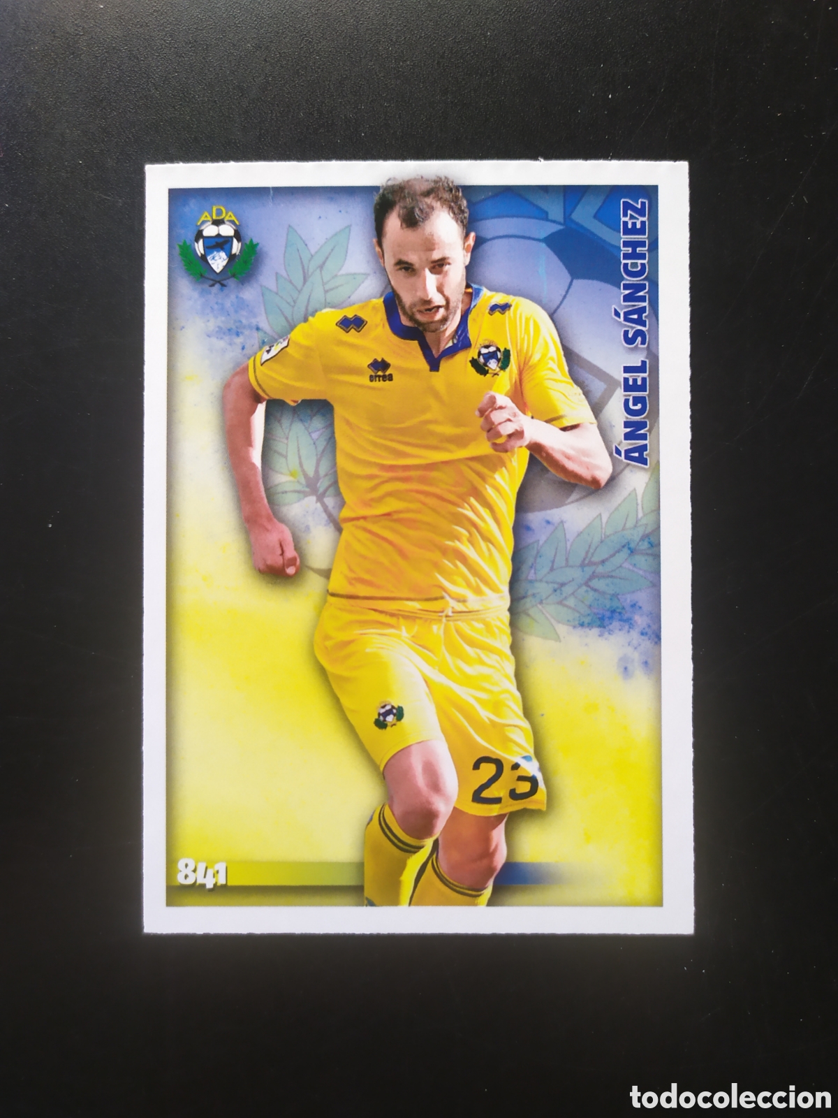 Cromos de f&uacute;tbol: Mundicromo fichas Liga 2014 2015 14 15 Angel S&aacute;nchez n&deg; 841 Alcorc&oacute;n