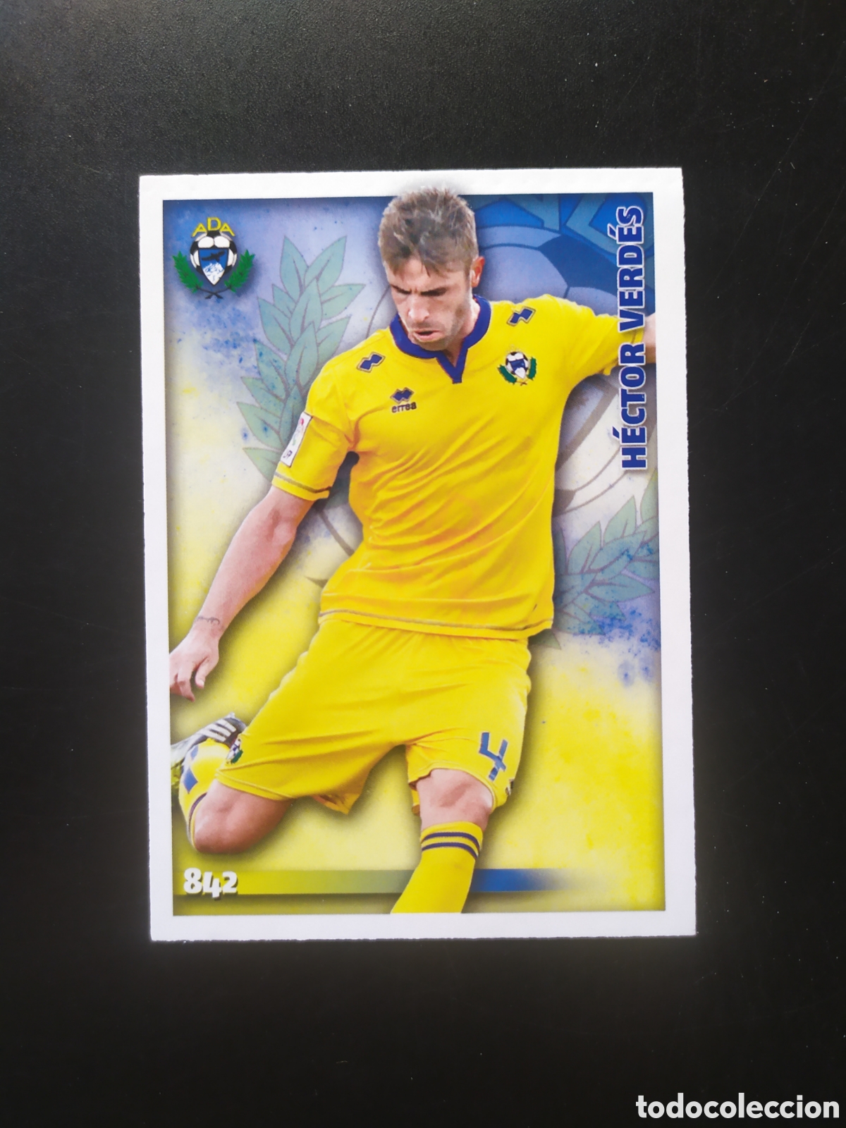 Cromos de f&uacute;tbol: Mundicromo fichas Liga 2014 2015 14 15 H&eacute;ctor Verdes n&deg; 842 Alcorc&oacute;n