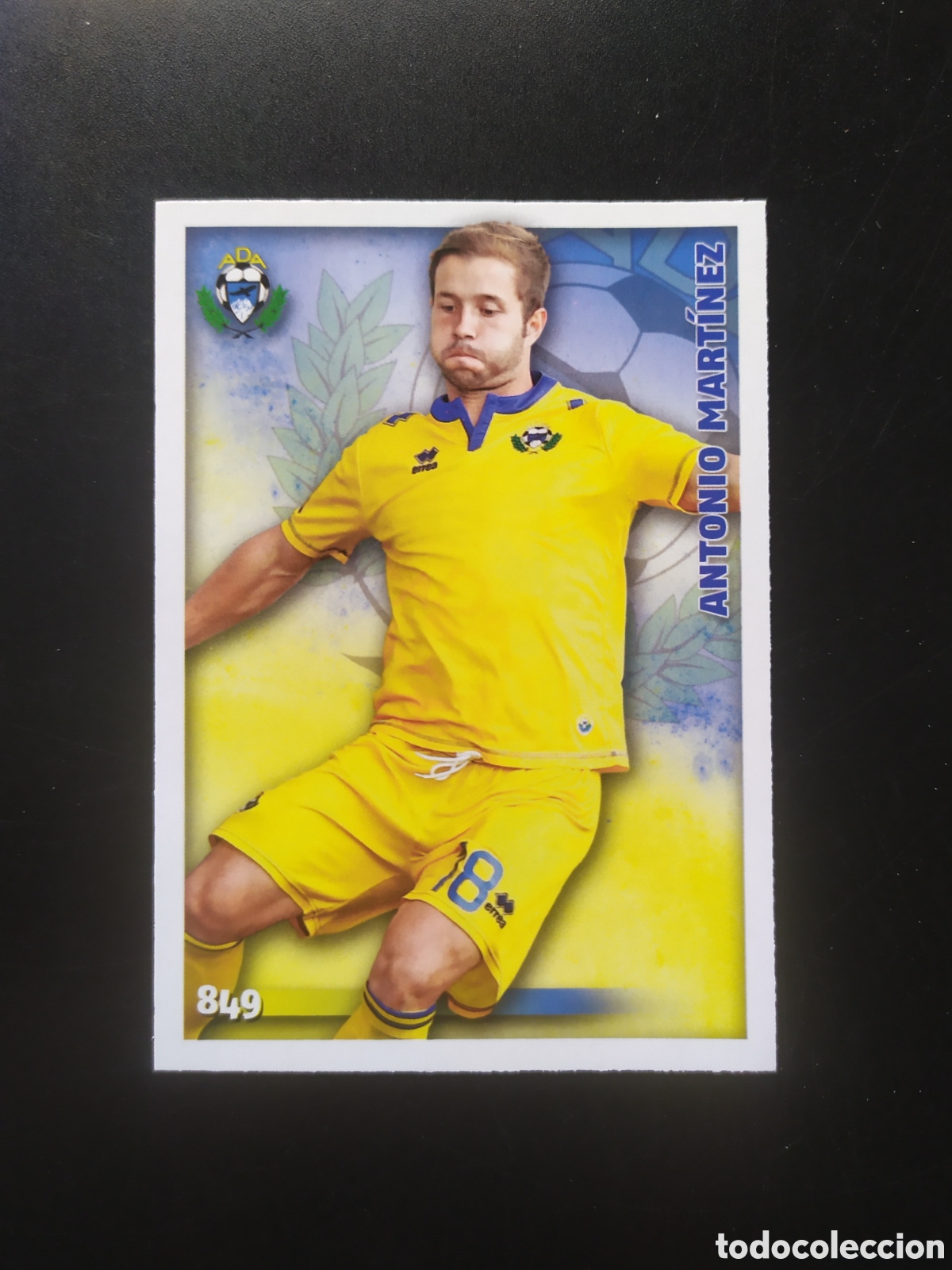 Cromos de Futebol: Mundicromo fichas Liga 2014 2015 14 15 Antonio Mart&iacute;nez n&deg; 849 Alcorc&oacute;n