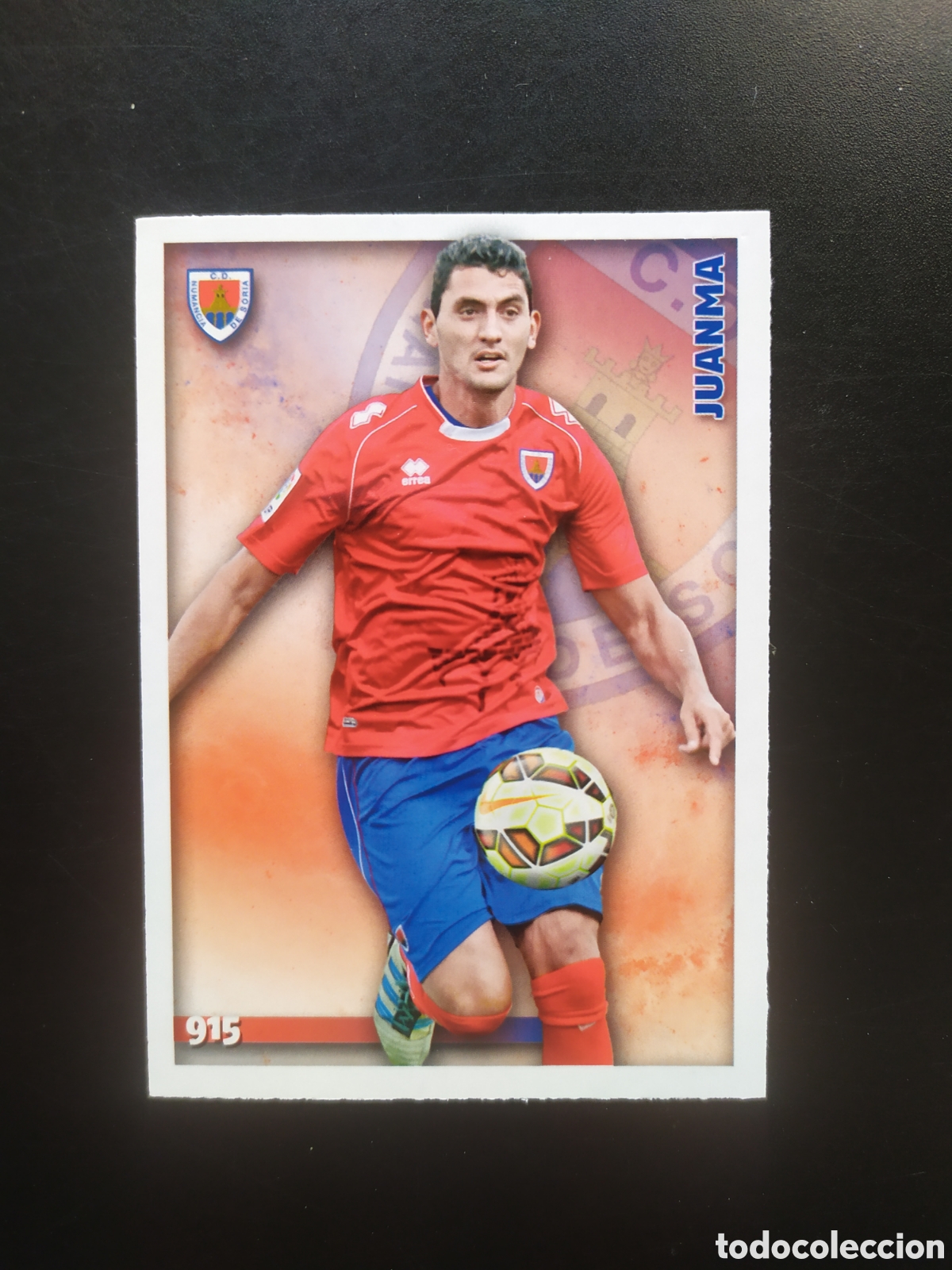 Cromos de f&uacute;tbol: Mundicromo fichas Liga 2014 2015 14 15 Juanma n&deg; 915 Numancia