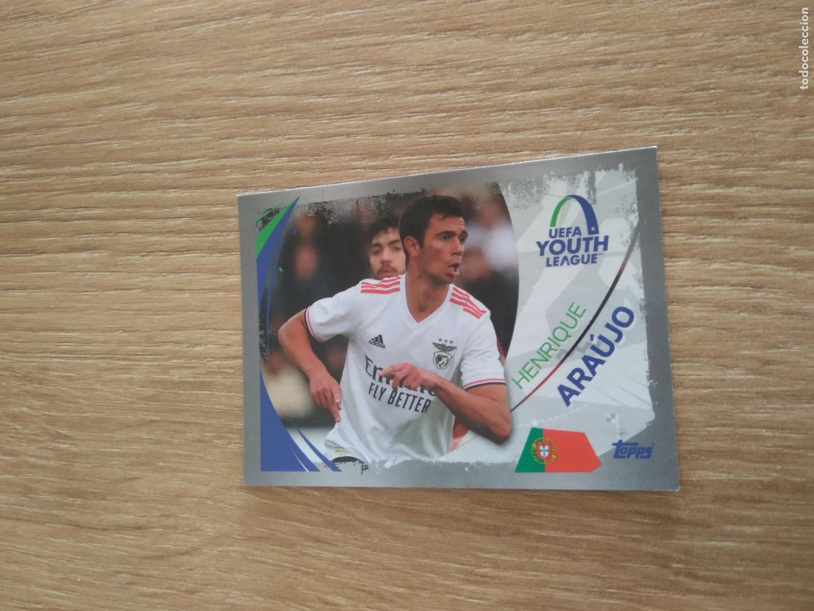 Cromos de F&uacute;tbol: 661 HENRIQUE ARAUJO BENFICA TOPPS CROMO FUTBOL UEFA CHAMPIONS LEAGUE 2022-2023 22-23