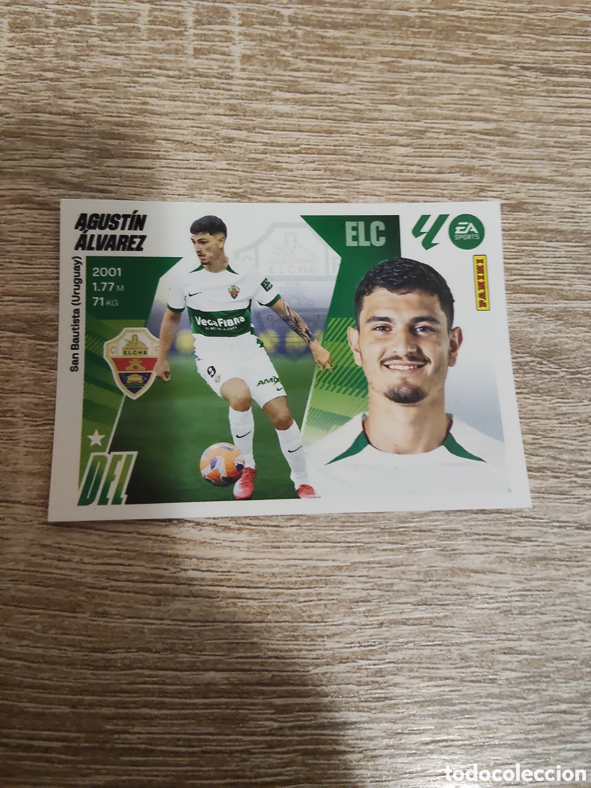 Cromos de f&uacute;tbol: Agust&iacute;n &Aacute;lvarez Elche liga 2025 2026 25 26 ediciones este