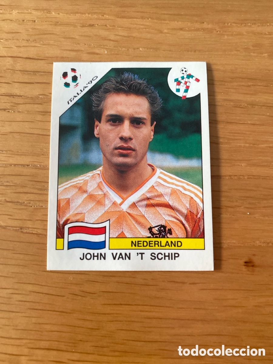 Cromos de f&uacute;tbol: Cromo panini mundial Italia 90 n&uacute;mero 414 Van&rsquo;t Schip - Stickers album world cup Italy 1990
