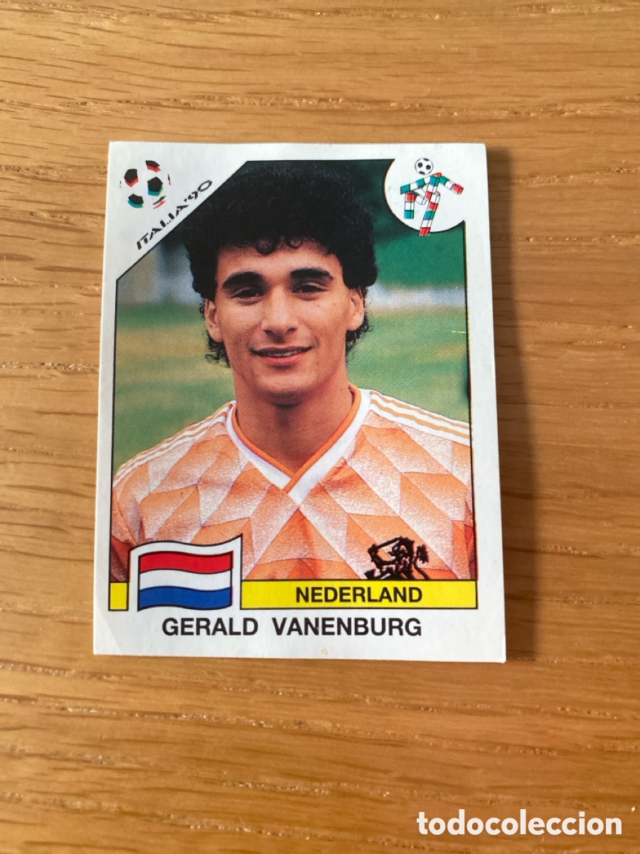 Cromos de f&uacute;tbol: Cromo panini mundial Italia 90 n&uacute;mero 413 Vanenburg - Stickers album world cup Italy 1990