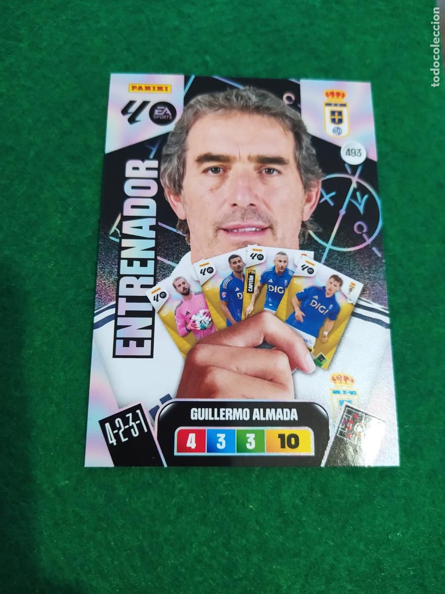 Cromos de F&uacute;tbol: actualizacion de adrenalyn 2025 2026 ENTRENADOR N&ordm; 493 ALMADA OVIEDO