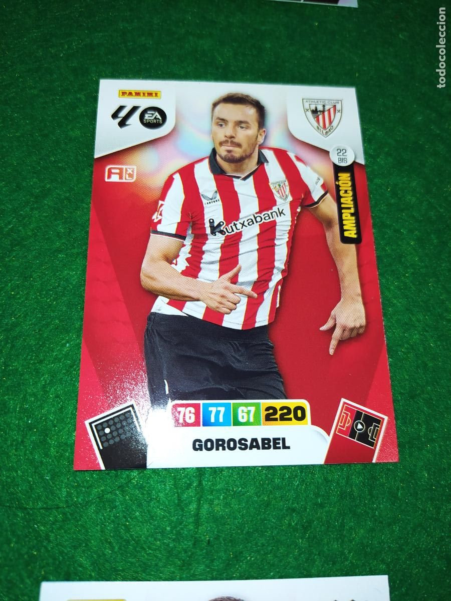 Cromos de F&uacute;tbol: actualizacion de adrenalyn 2025 2026 NUEVO FICHAJE / AMPLIACION N&ordm; 22BIS GOROSABEL ATHLETIC CLUB
